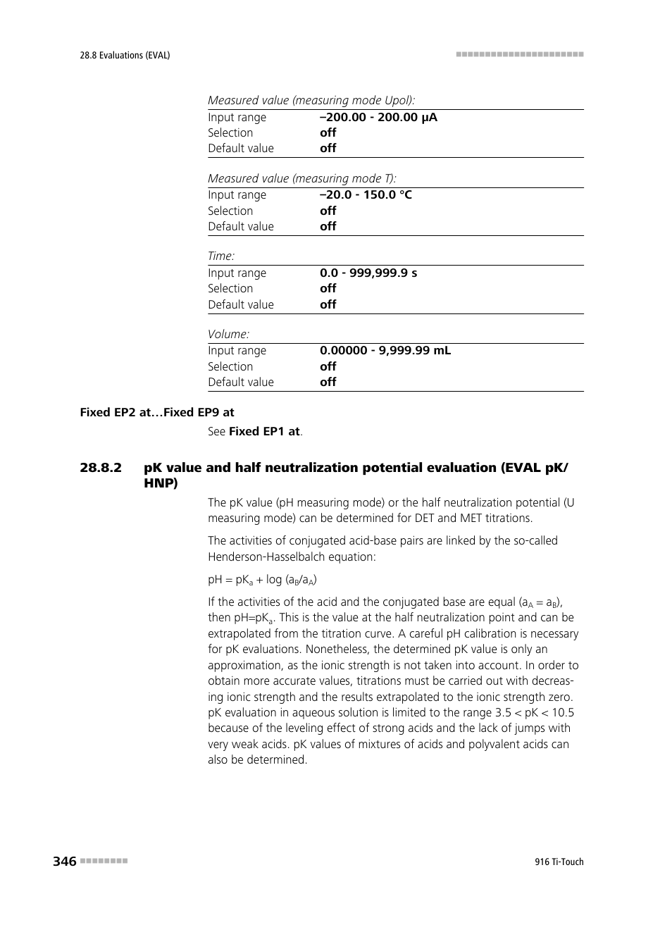 Metrohm 916 Ti-Touch User Manual | Page 362 / 459