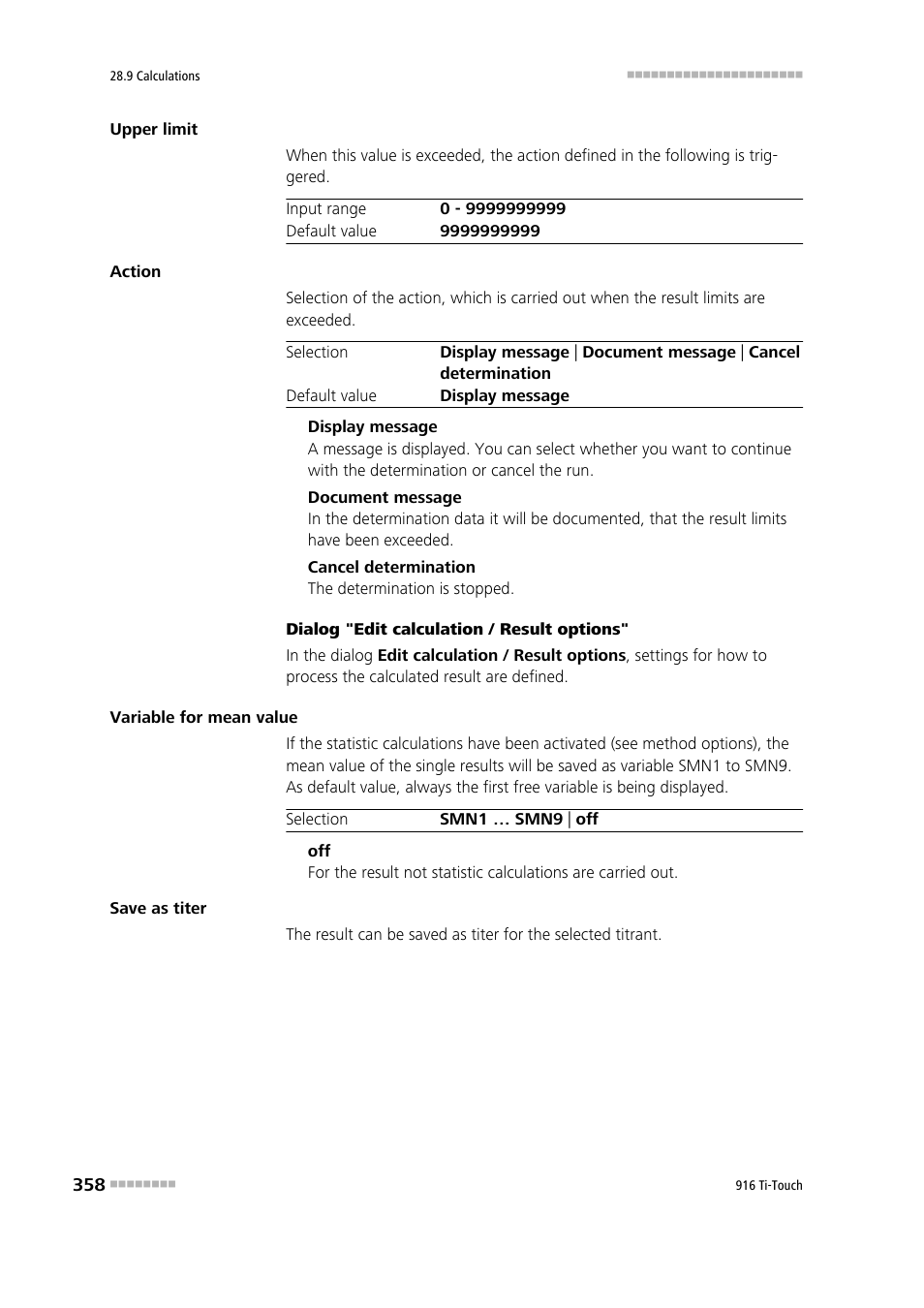 Metrohm 916 Ti-Touch User Manual | Page 374 / 459