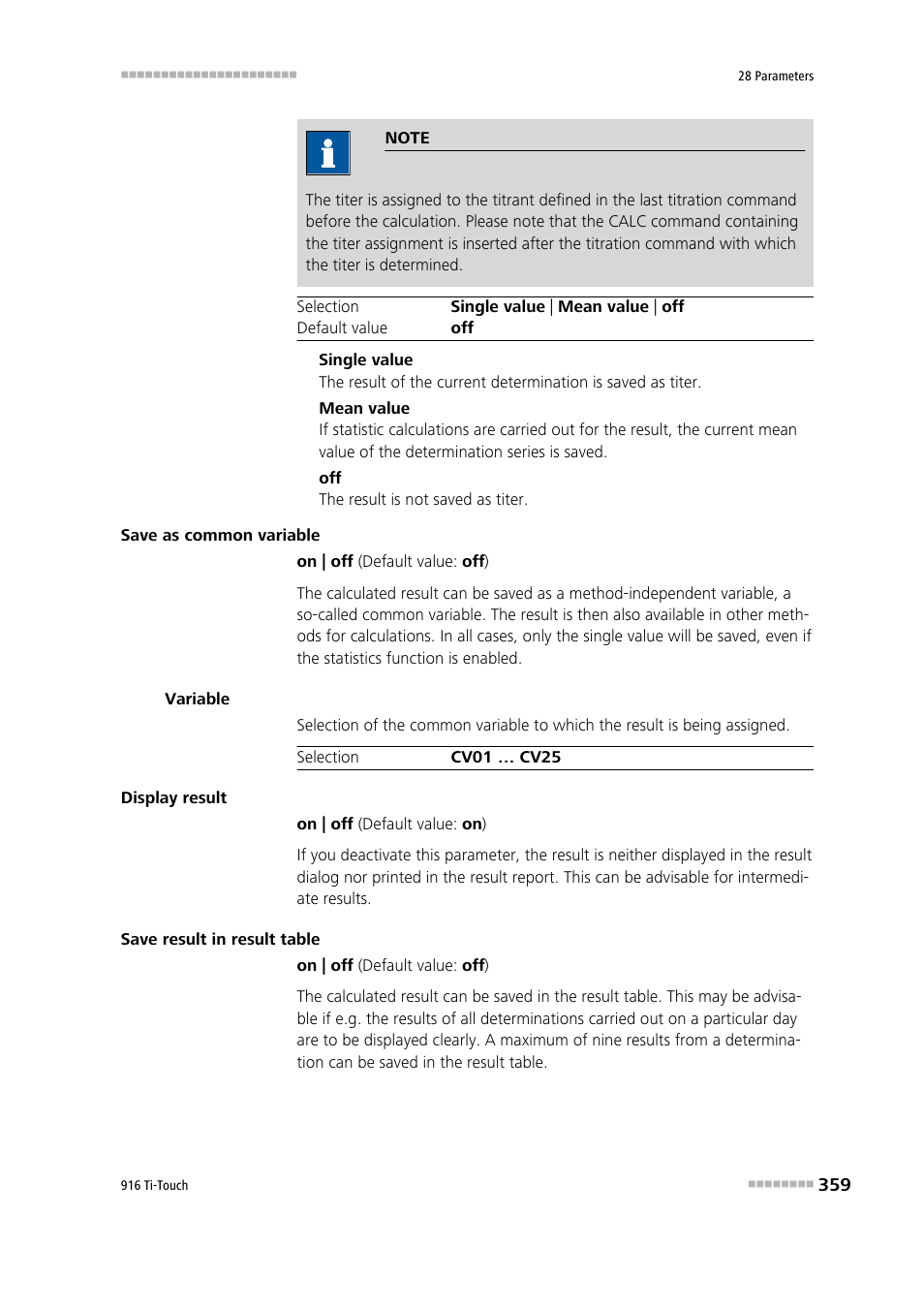 Metrohm 916 Ti-Touch User Manual | Page 375 / 459