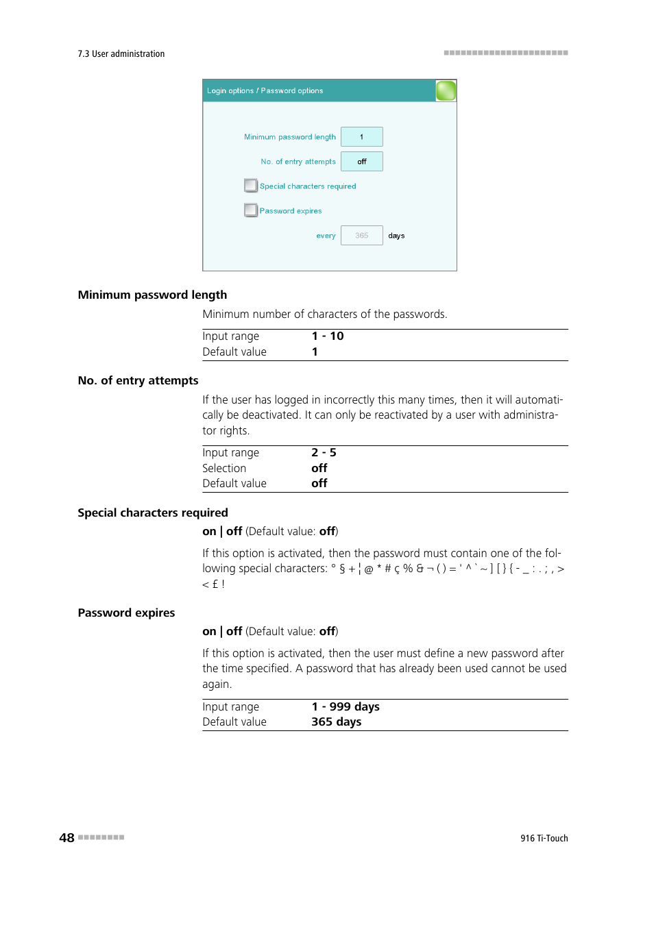 Metrohm 916 Ti-Touch User Manual | Page 64 / 459