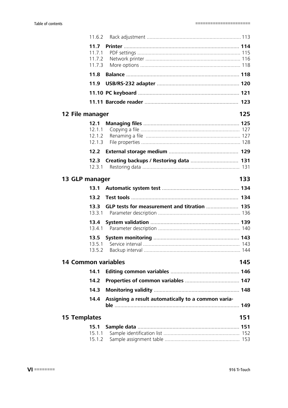 Metrohm 916 Ti-Touch User Manual | Page 8 / 459