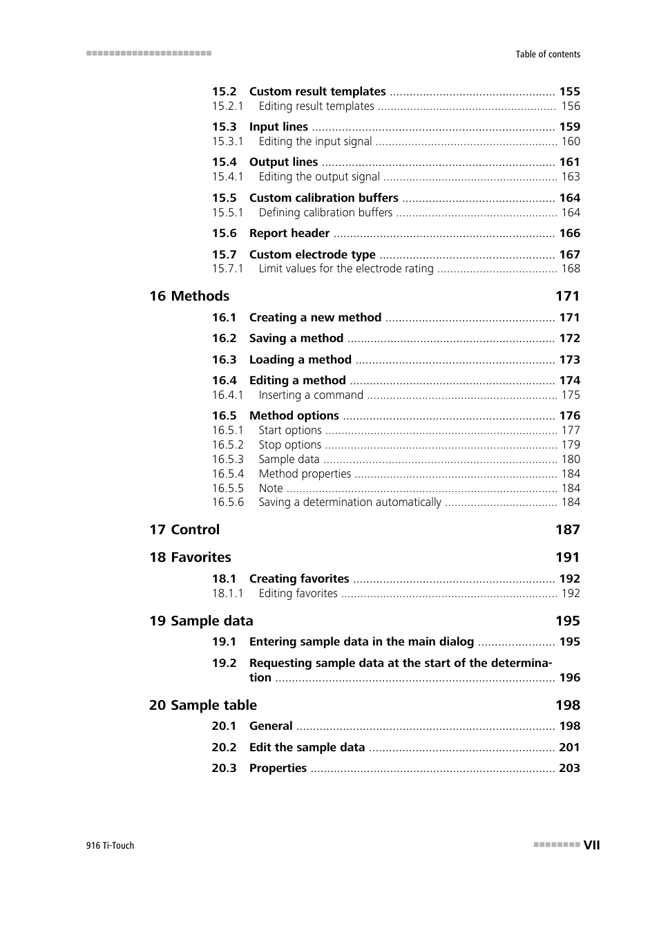 Metrohm 916 Ti-Touch User Manual | Page 9 / 459