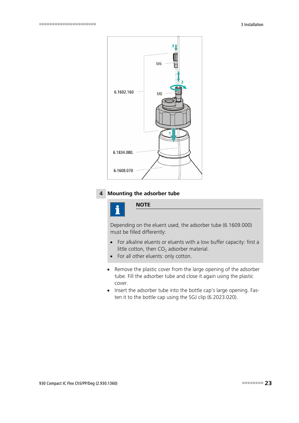 Metrohm 930 Compact IC Flex ChS/PP/Deg User Manual | Page 31 / 116