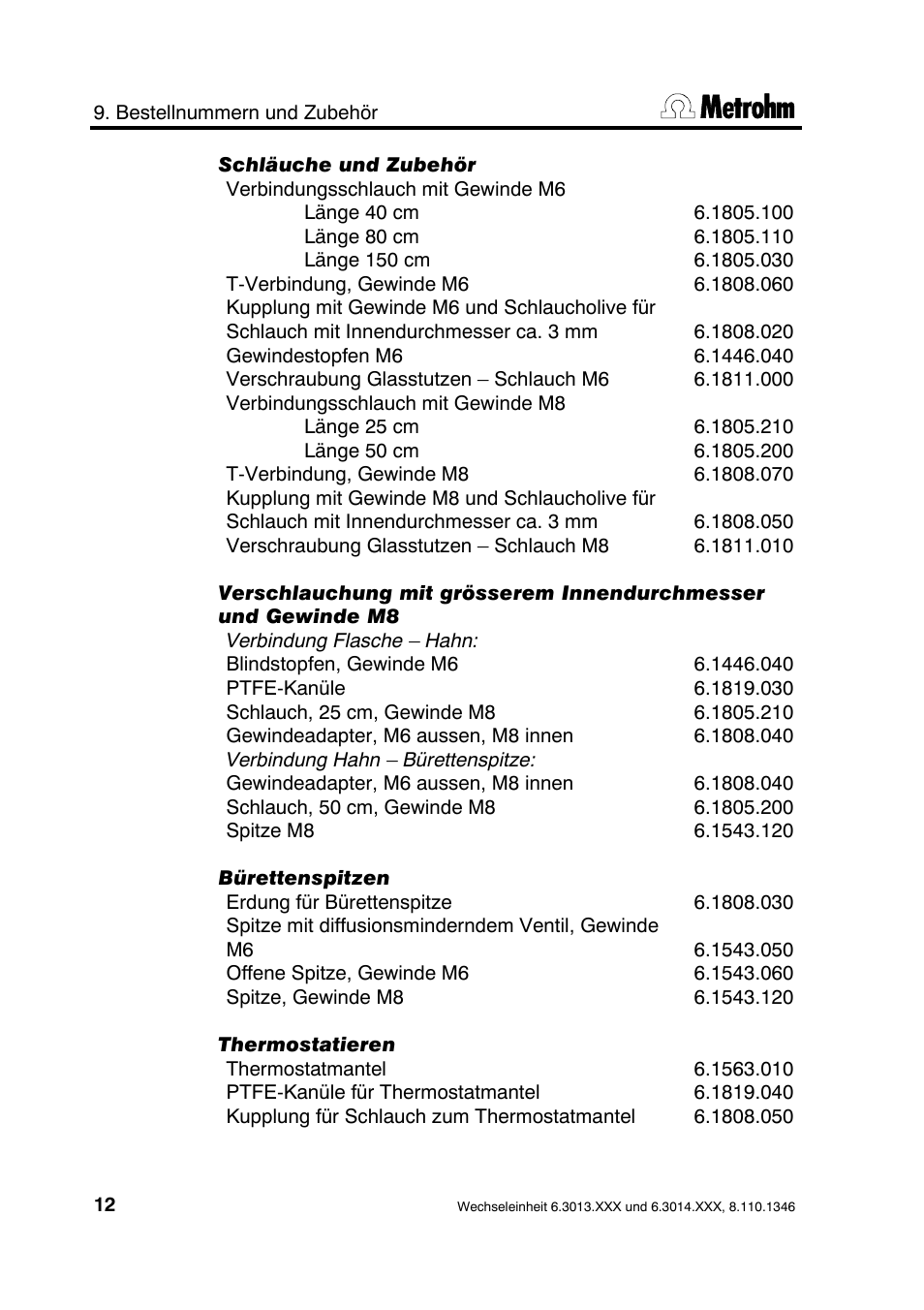 Metrohm 739 Exchange unit User Manual | Page 12 / 42