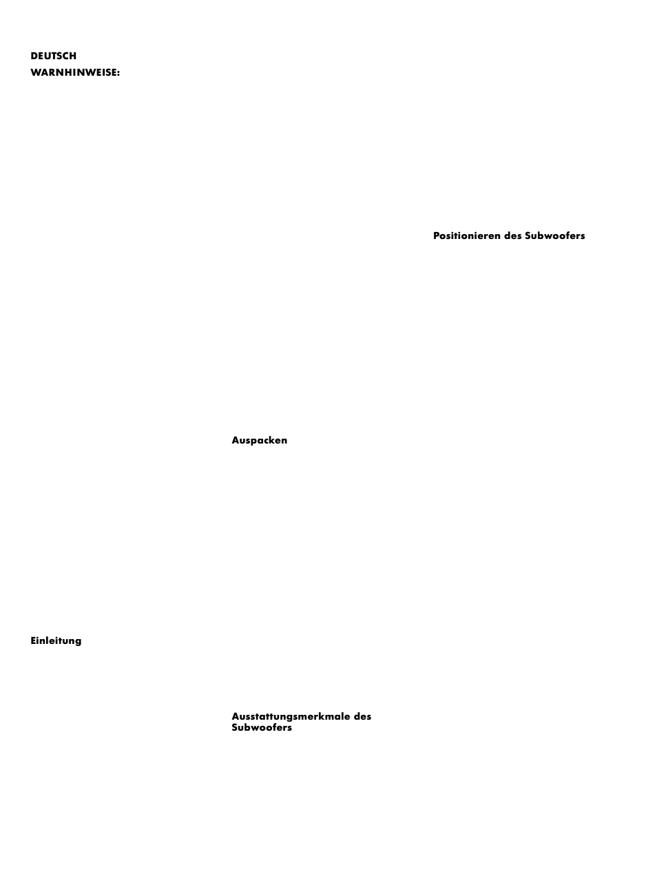 Bowers & Wilkins ASW 2500 User Manual | Page 11 / 38
