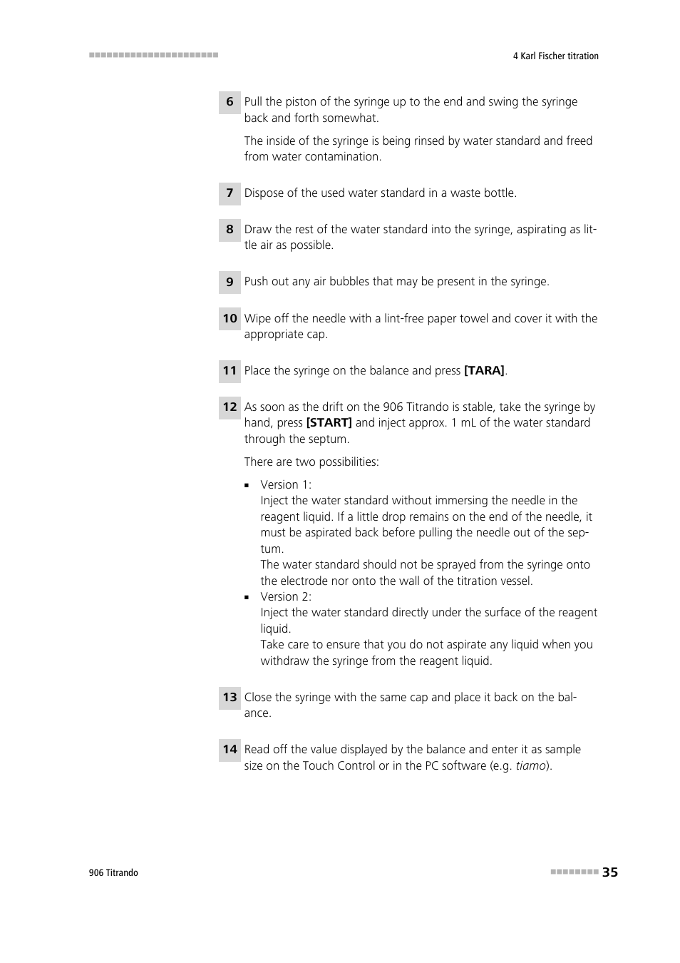 Metrohm 906 Titrando User Manual | Page 43 / 70