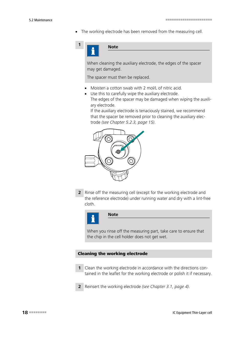 Metrohm Thin-Layer cell User Manual | Page 24 / 29