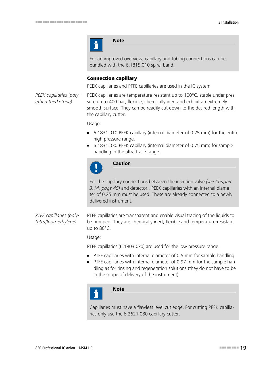 Metrohm 850 Professional IC Anion MSM-HC User Manual | Page 29 / 138