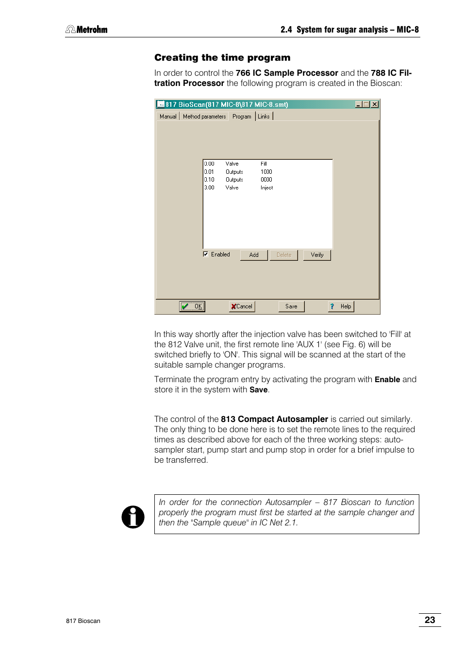 Metrohm 817 Bioscan User Manual | Page 31 / 85