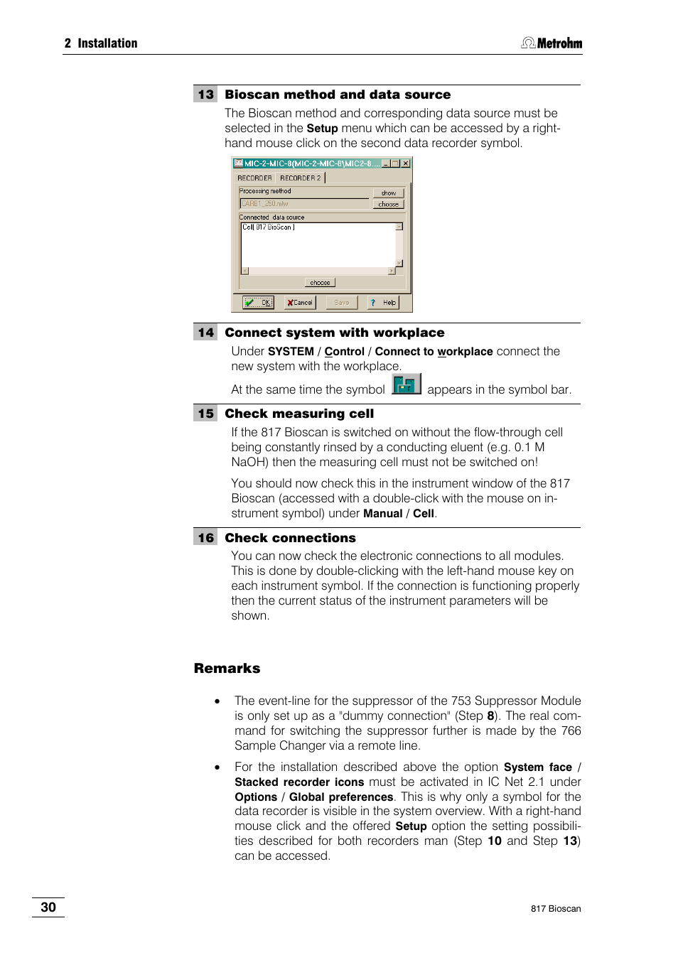 Metrohm 817 Bioscan User Manual | Page 38 / 85