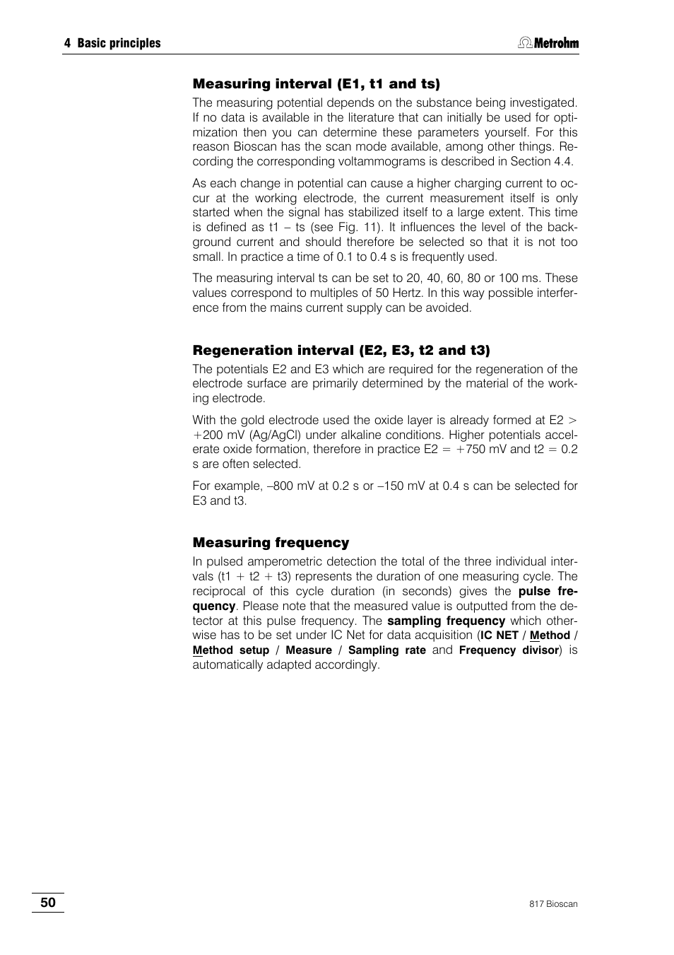 Metrohm 817 Bioscan User Manual | Page 58 / 85