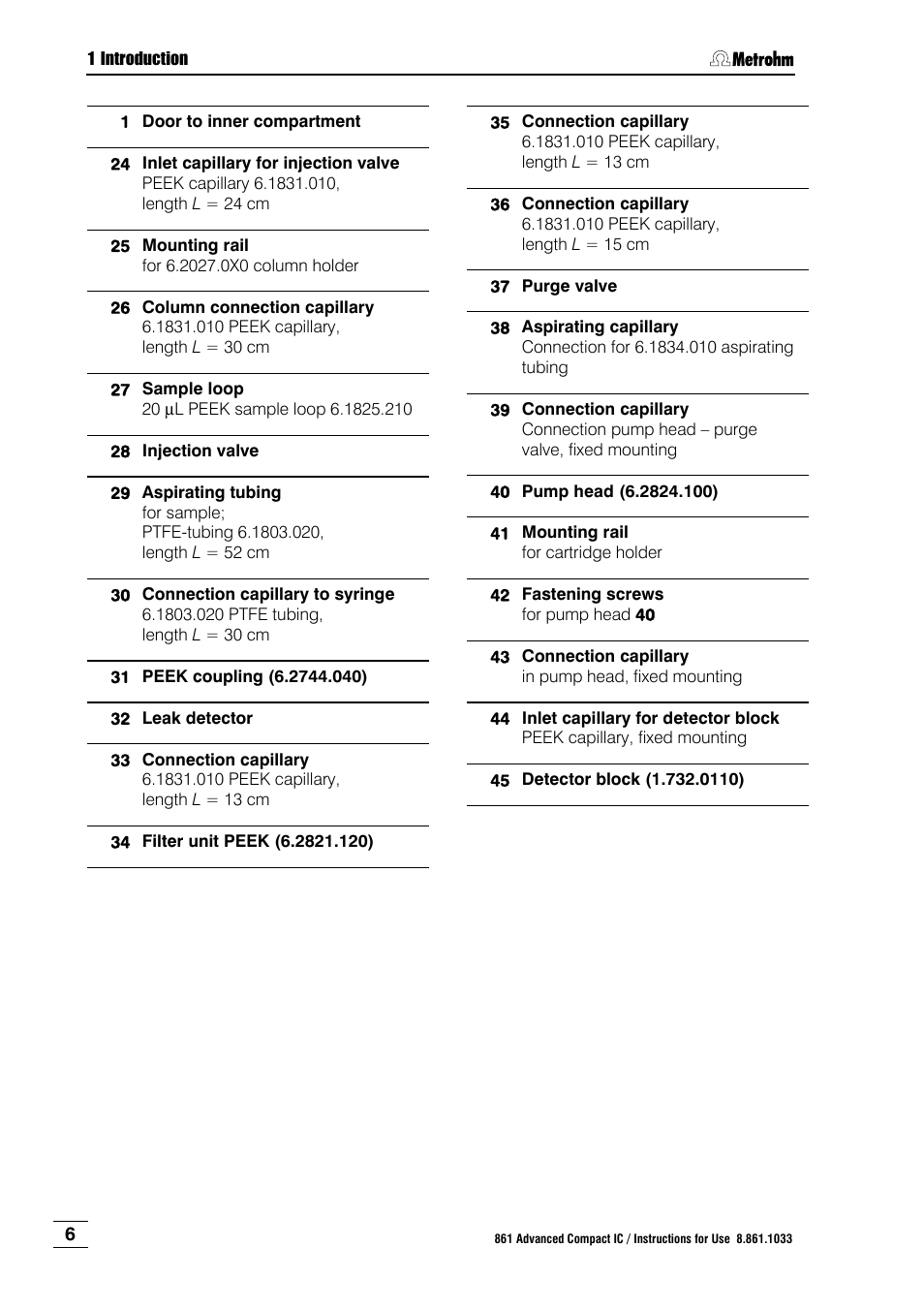 Metrohm 861 Advanced Compact IC User Manual | Page 16 / 119