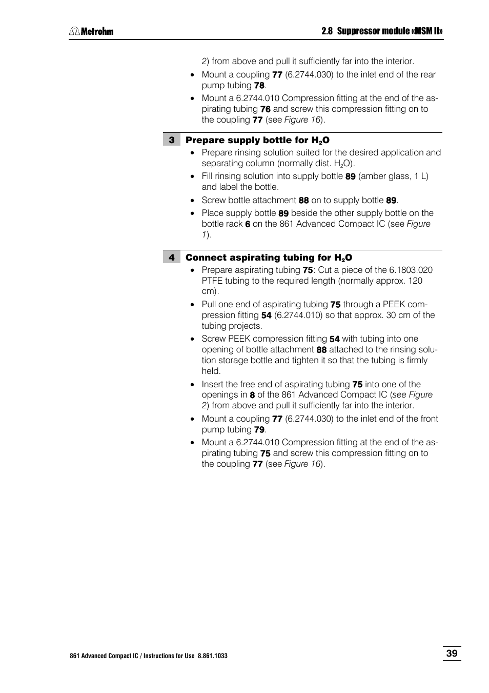 Metrohm 861 Advanced Compact IC User Manual | Page 49 / 119