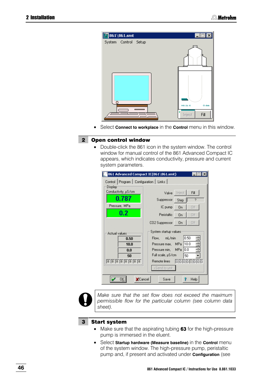 Metrohm 861 Advanced Compact IC User Manual | Page 56 / 119