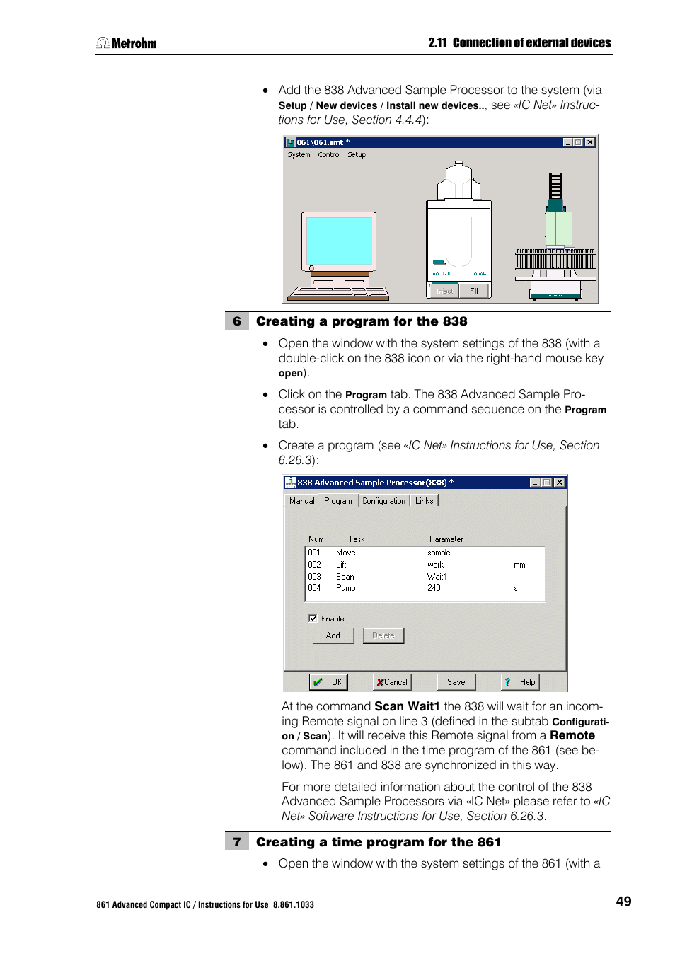 Metrohm 861 Advanced Compact IC User Manual | Page 59 / 119