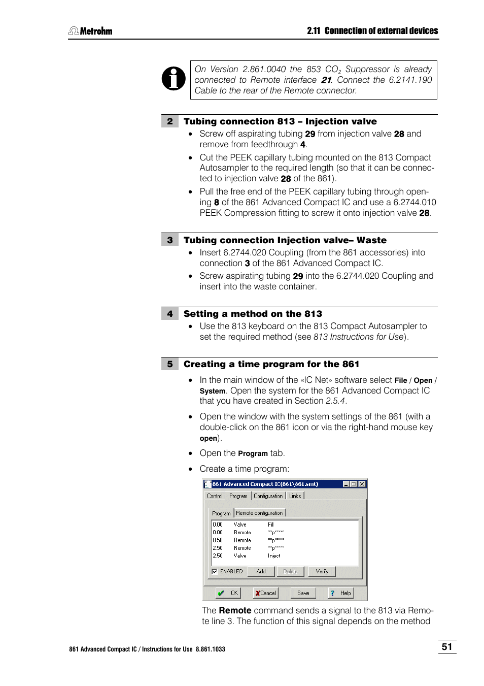 Metrohm 861 Advanced Compact IC User Manual | Page 61 / 119