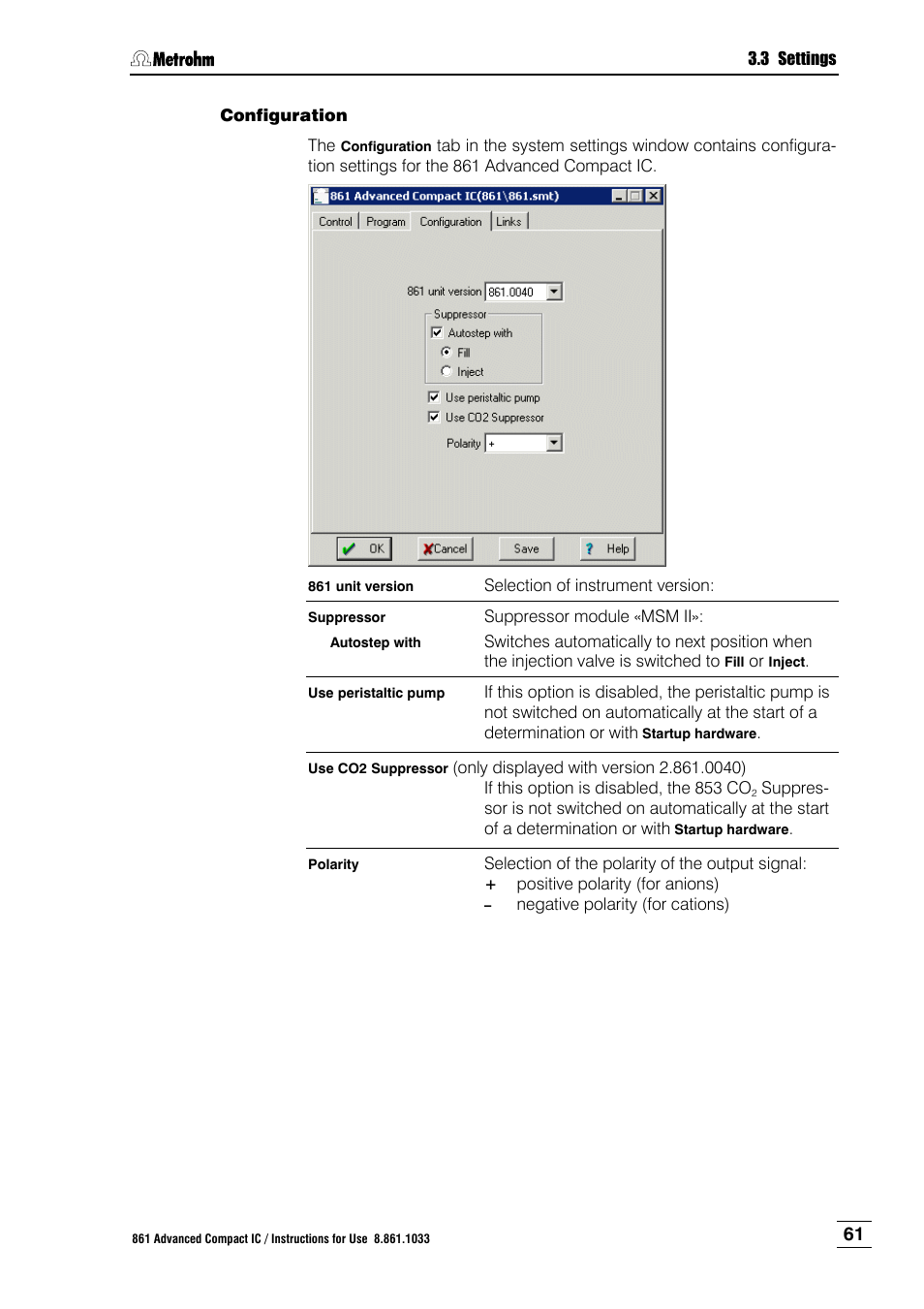 Metrohm 861 Advanced Compact IC User Manual | Page 71 / 119