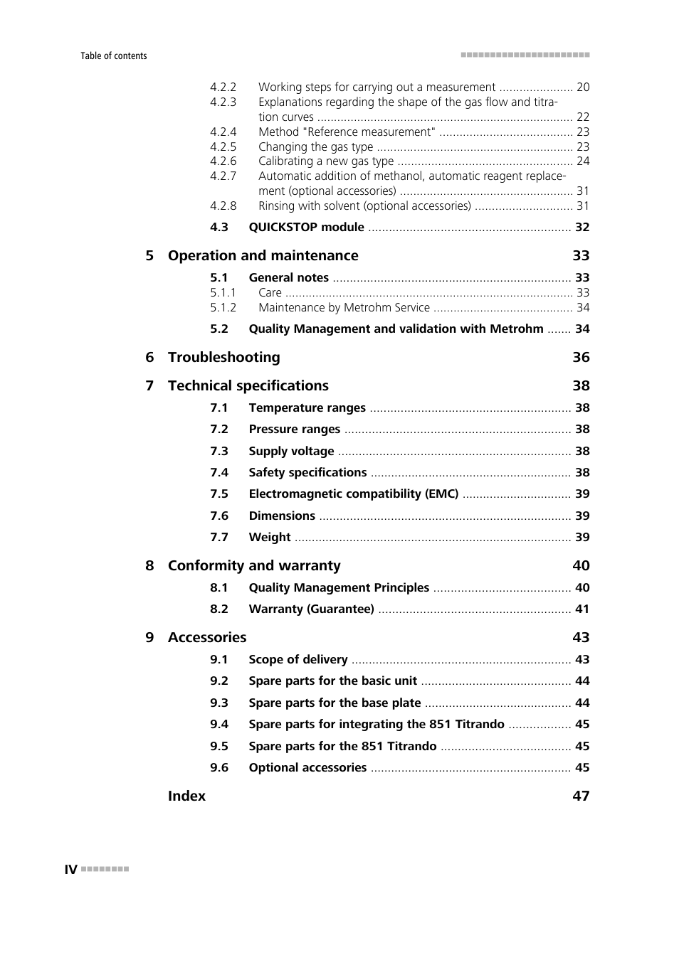 Metrohm 875 KF Gas Analyzer User Manual | Page 6 / 55