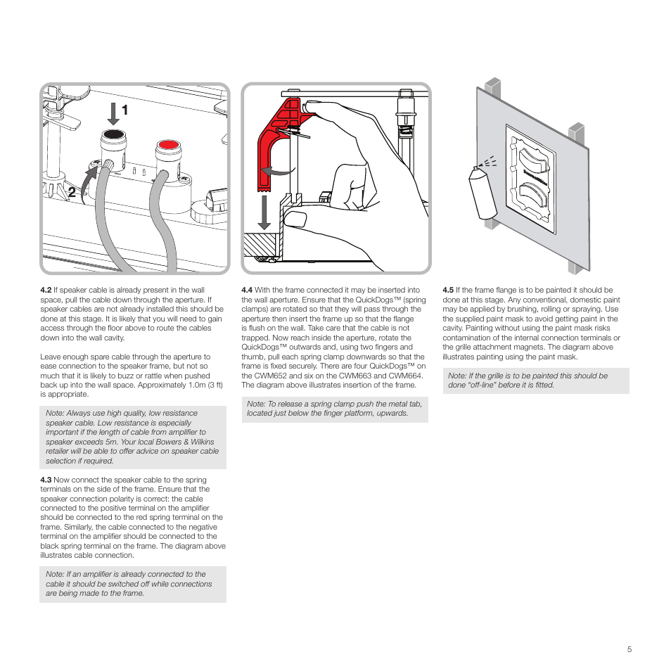 Bowers & Wilkins CWM6 User Manual | Page 5 / 8