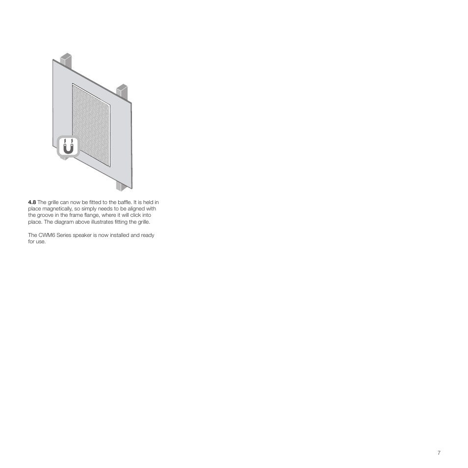 Bowers & Wilkins CWM6 User Manual | Page 7 / 8