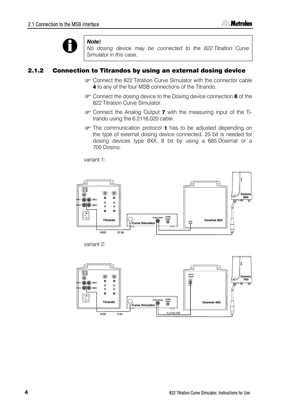 Metrohm 822 Titration Curve Simulator User Manual | Page 12 / 32