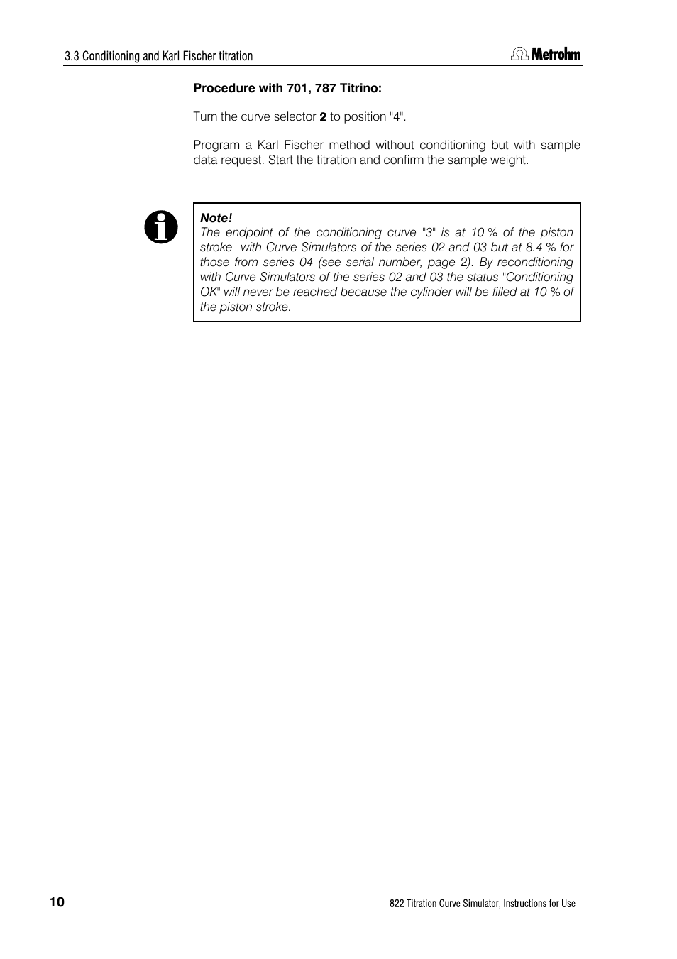 Metrohm 822 Titration Curve Simulator User Manual | Page 18 / 32