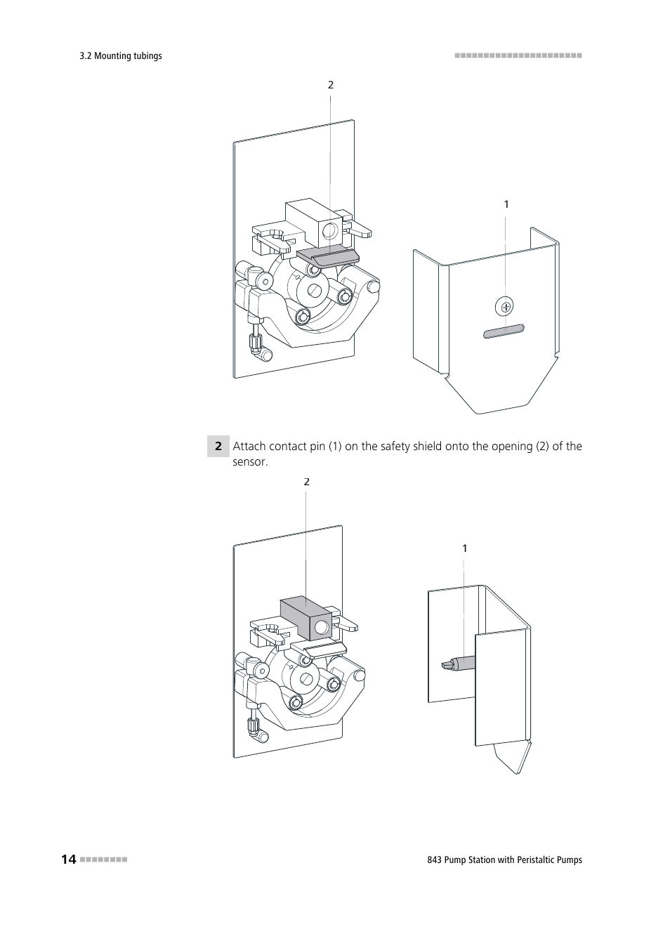 Metrohm 843 Pump Station with peristaltic pump User Manual | Page 22 / 56