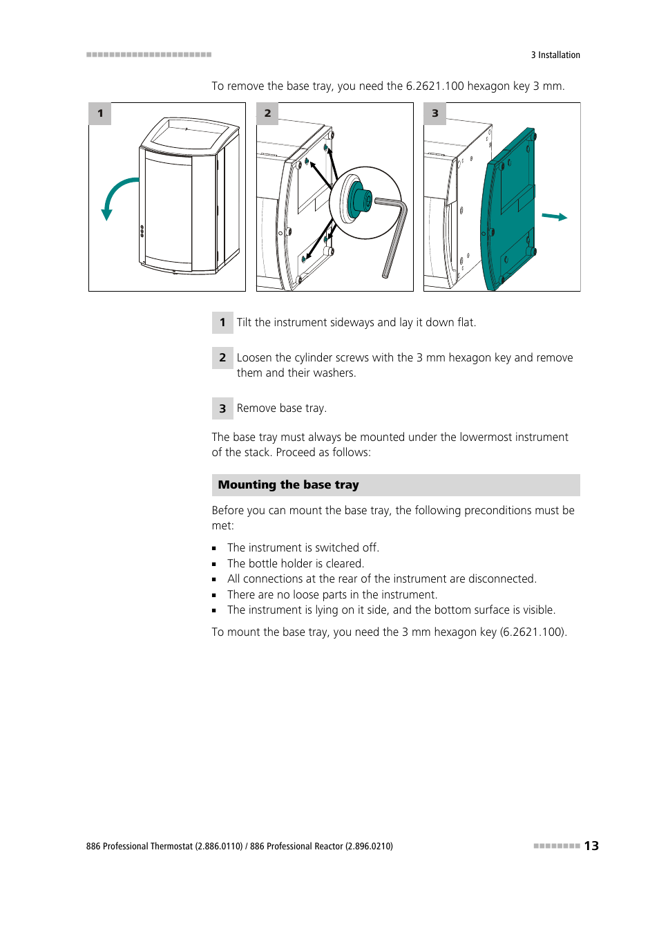 Metrohm 886 Prof.Thermostat/Reactor User Manual | Page 21 / 66