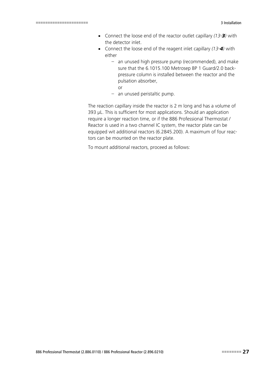 Metrohm 886 Prof.Thermostat/Reactor User Manual | Page 35 / 66