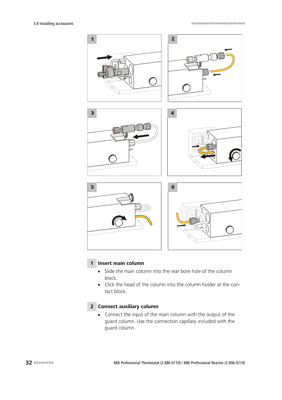 Metrohm 886 Prof.Thermostat/Reactor User Manual | Page 40 / 66