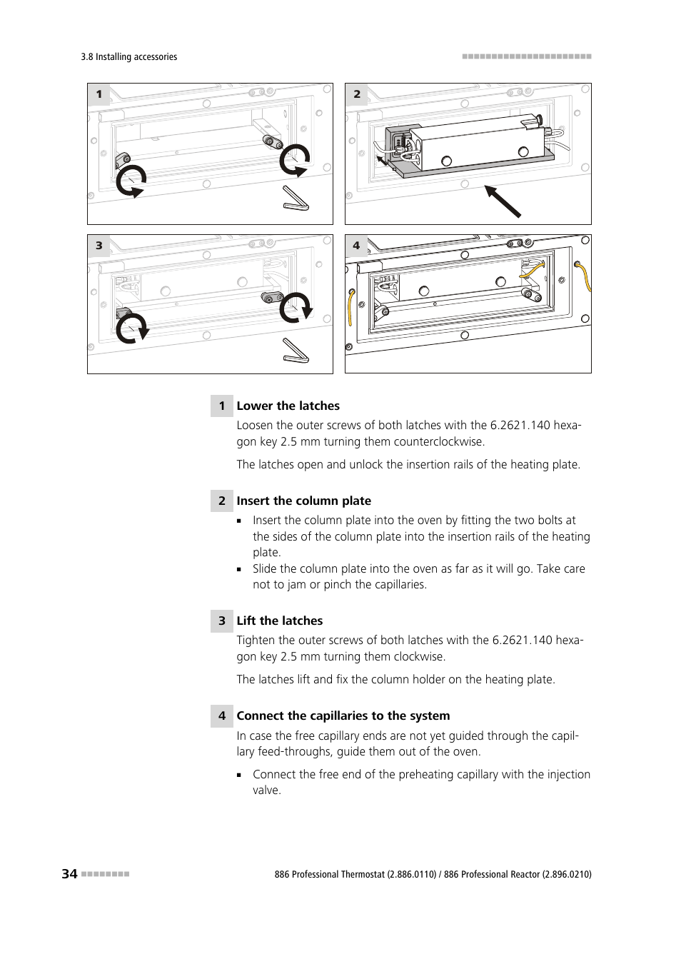 Metrohm 886 Prof.Thermostat/Reactor User Manual | Page 42 / 66