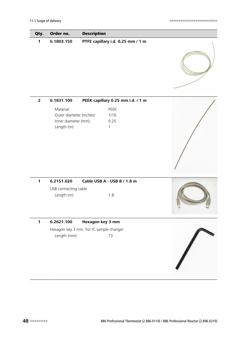 Metrohm 886 Prof.Thermostat/Reactor User Manual | Page 56 / 66