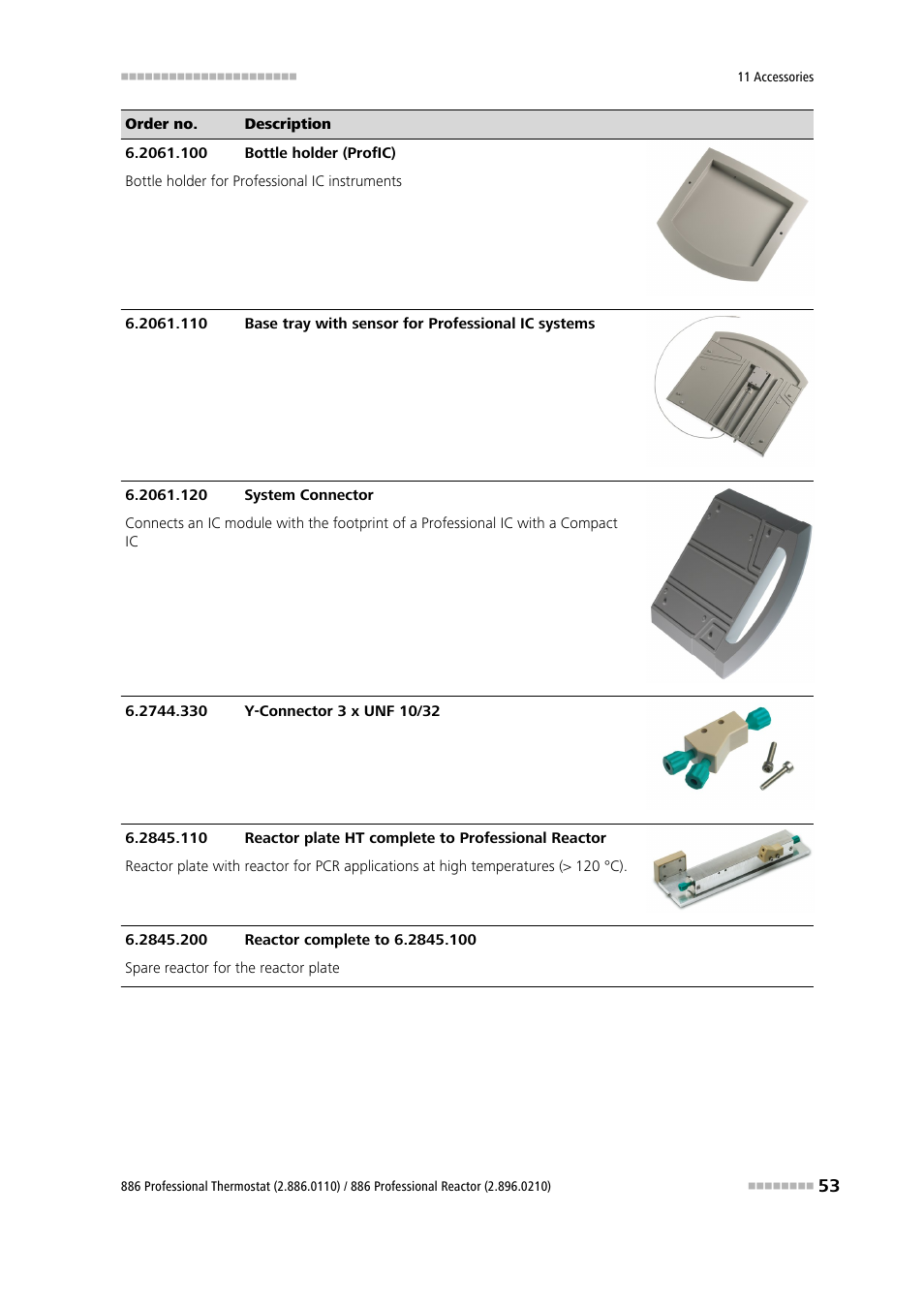 Metrohm 886 Prof.Thermostat/Reactor User Manual | Page 61 / 66