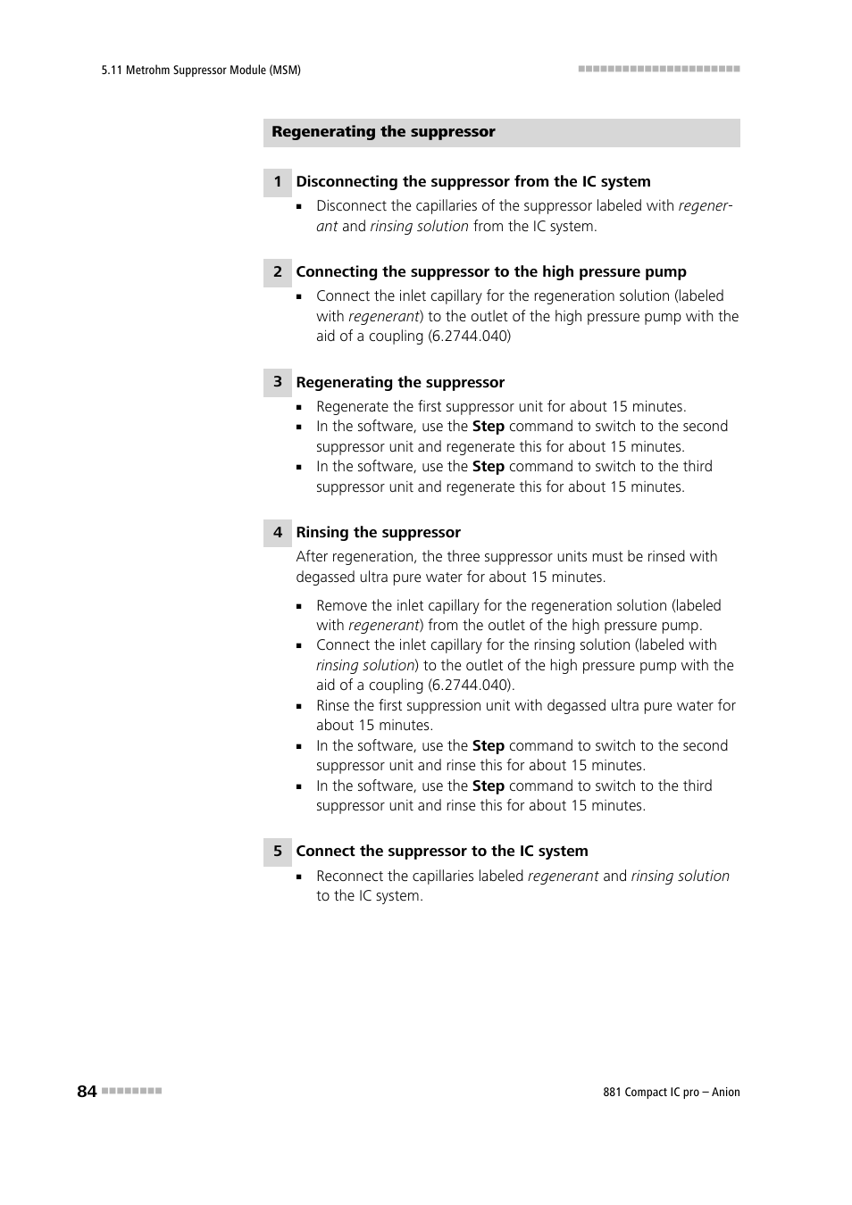 Metrohm 881 Compact IC pro – Anion User Manual | Page 94 / 129