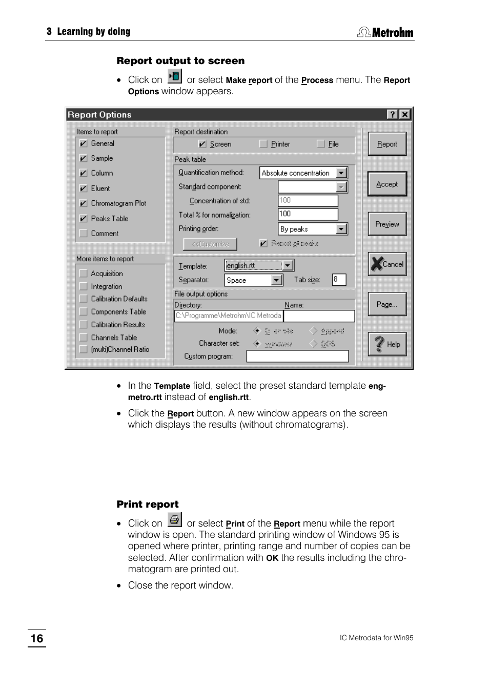 Metrohm 714 IC Metrodata User Manual | Page 22 / 66