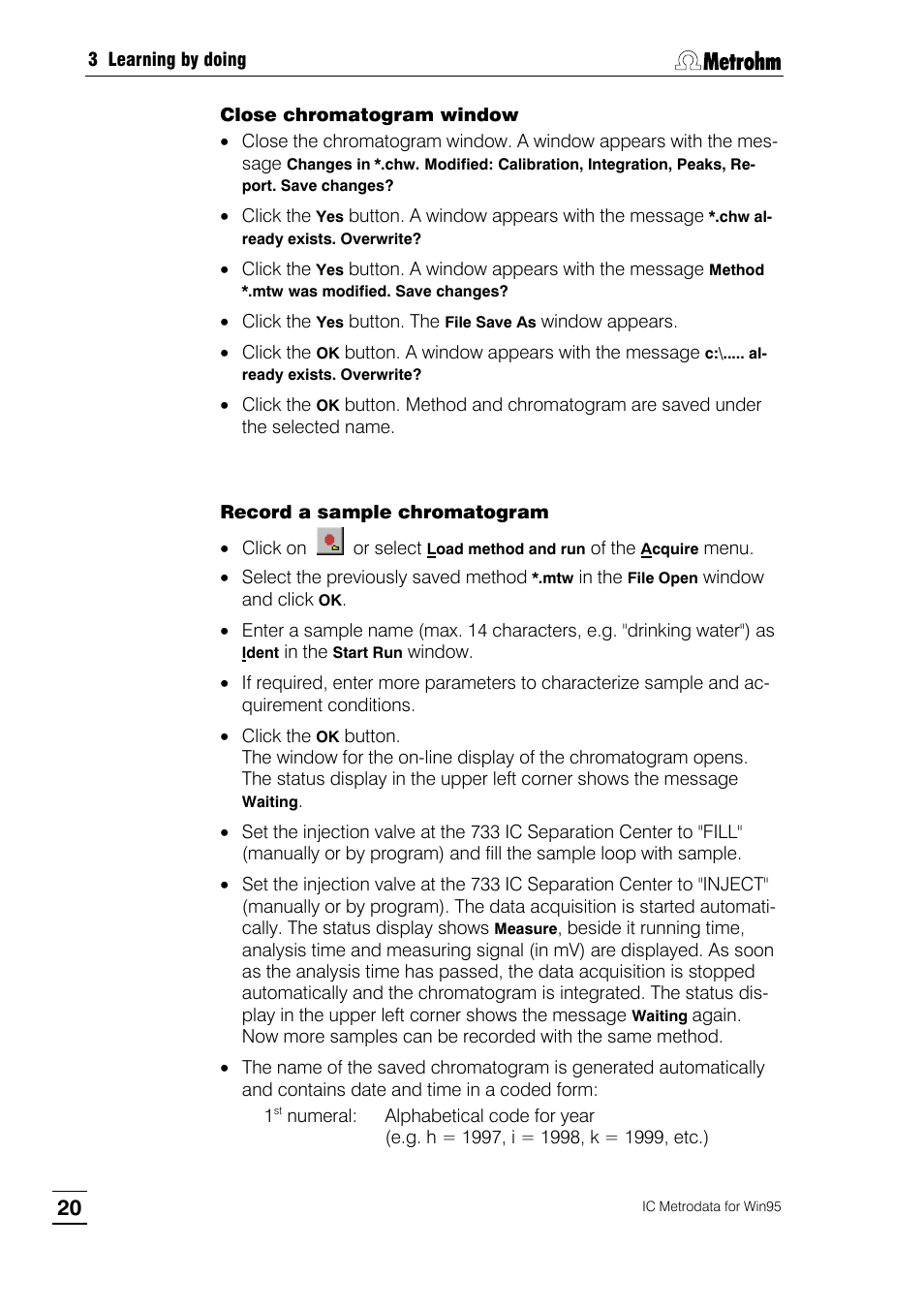 Metrohm 714 IC Metrodata User Manual | Page 26 / 66