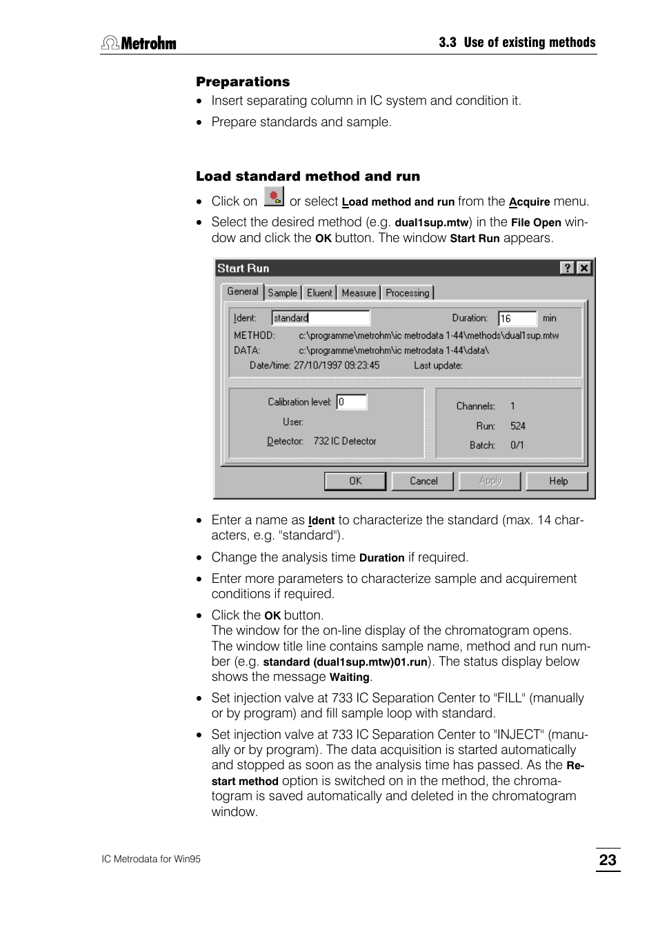 Metrohm 714 IC Metrodata User Manual | Page 29 / 66