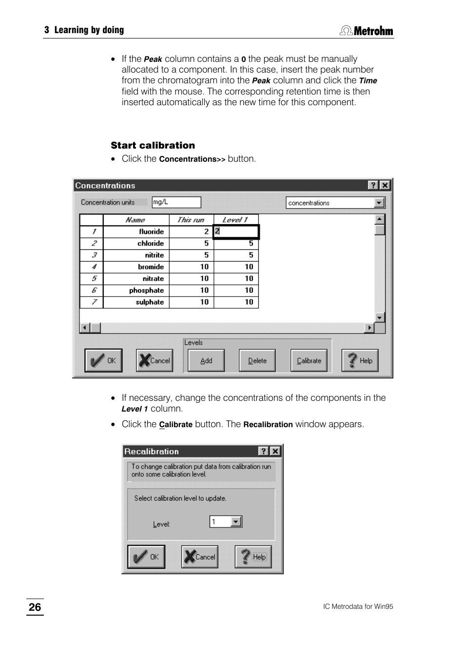 Metrohm 714 IC Metrodata User Manual | Page 32 / 66