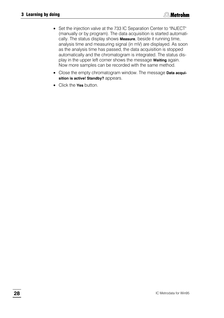 Metrohm 714 IC Metrodata User Manual | Page 34 / 66