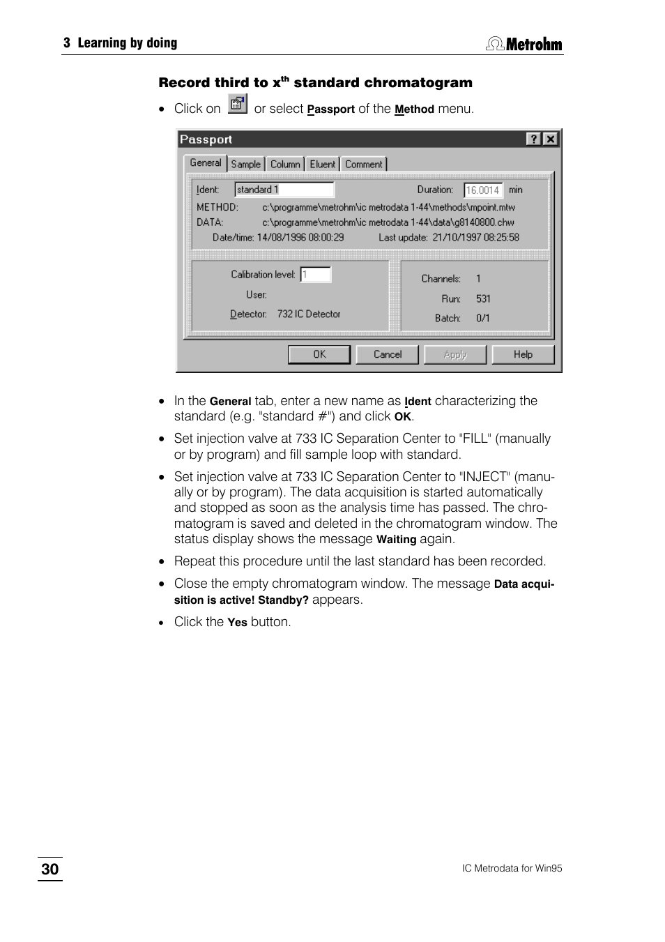 Metrohm 714 IC Metrodata User Manual | Page 36 / 66