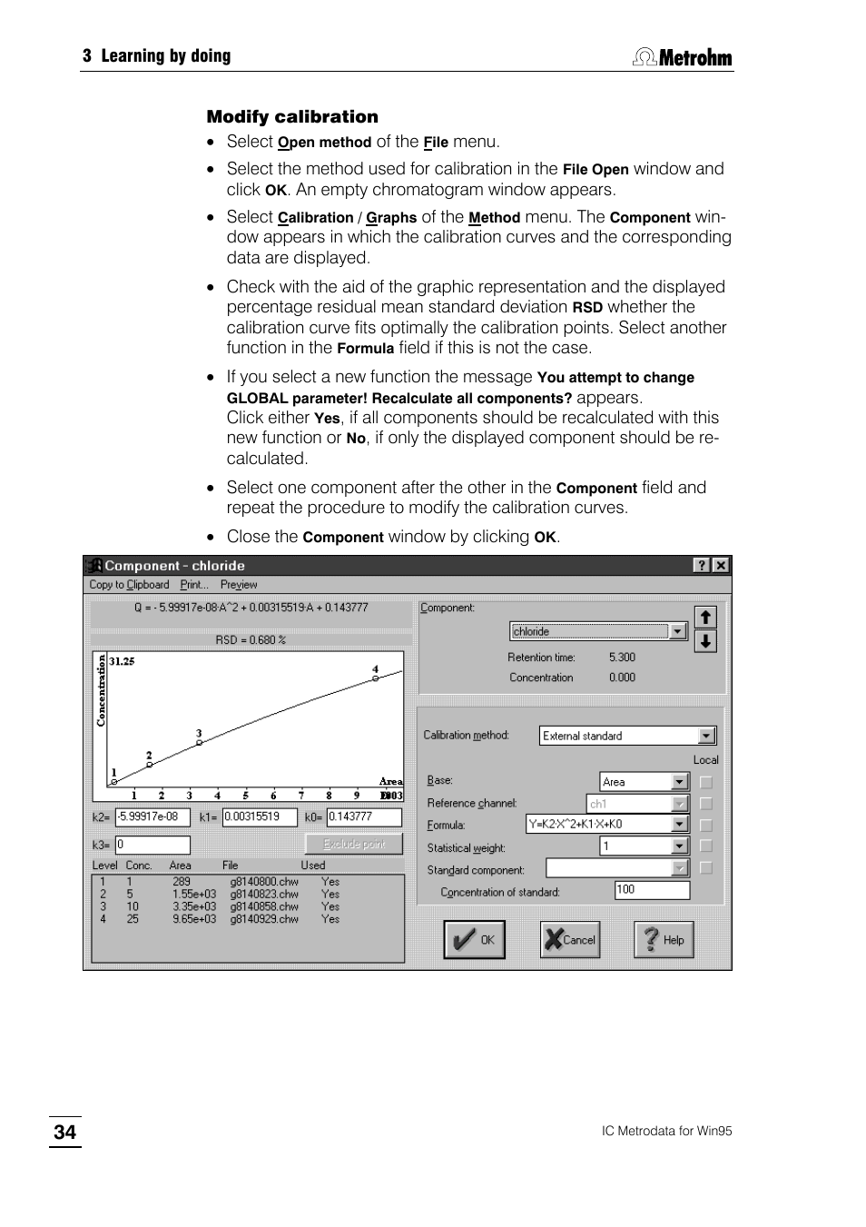 Metrohm 714 IC Metrodata User Manual | Page 40 / 66