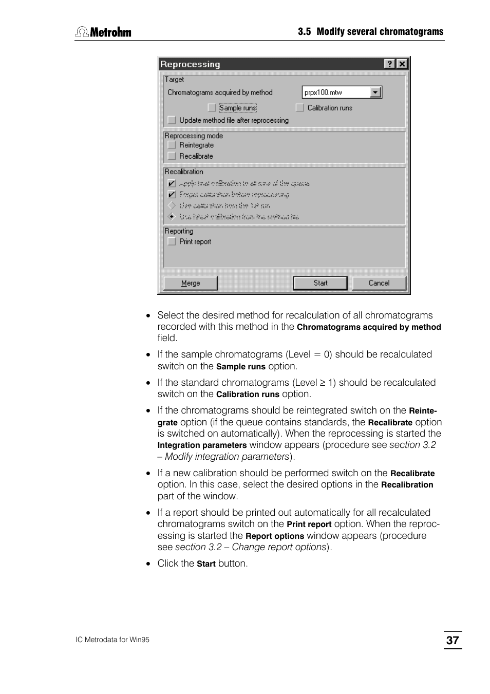 Metrohm 714 IC Metrodata User Manual | Page 43 / 66