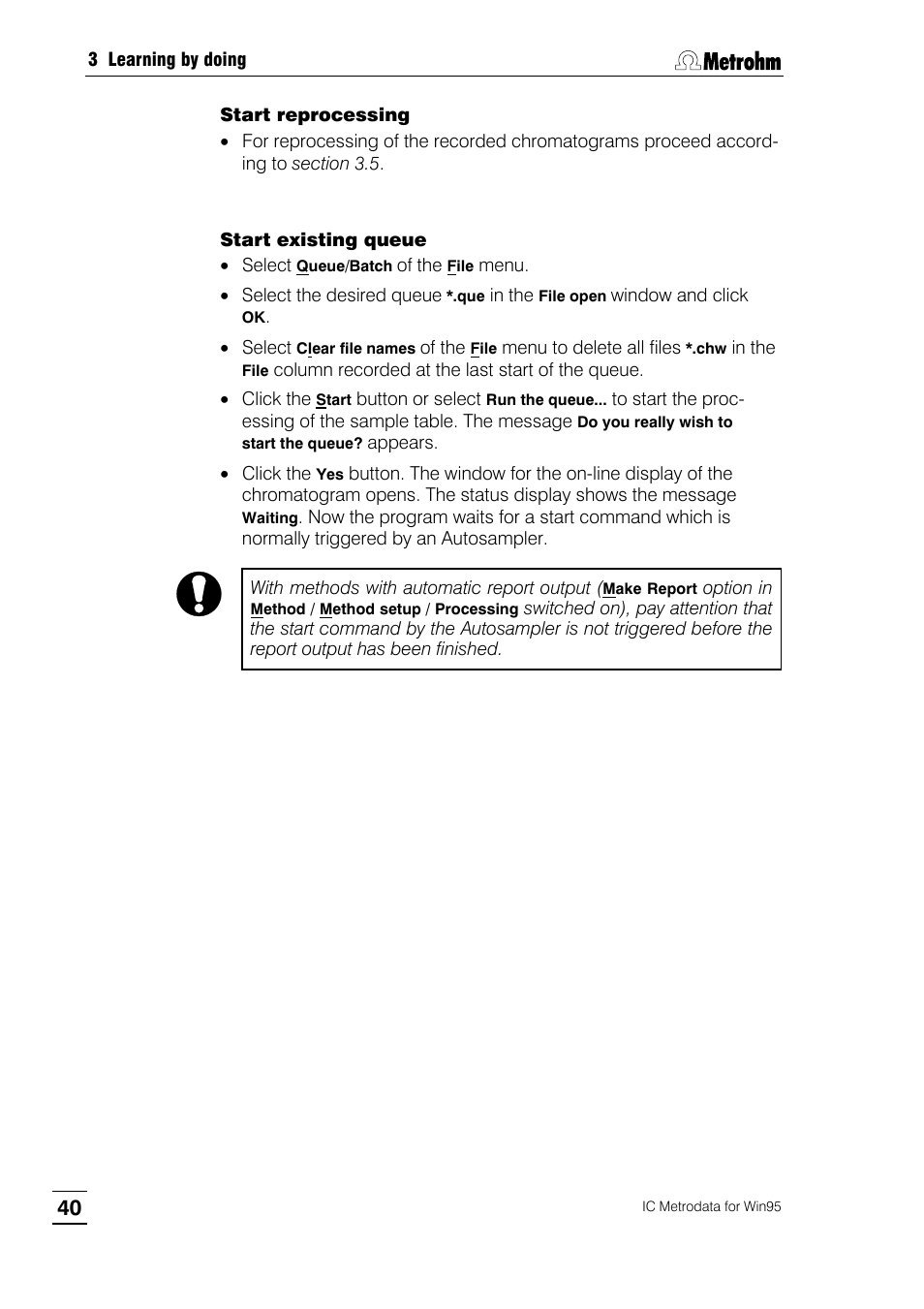 Metrohm 714 IC Metrodata User Manual | Page 46 / 66