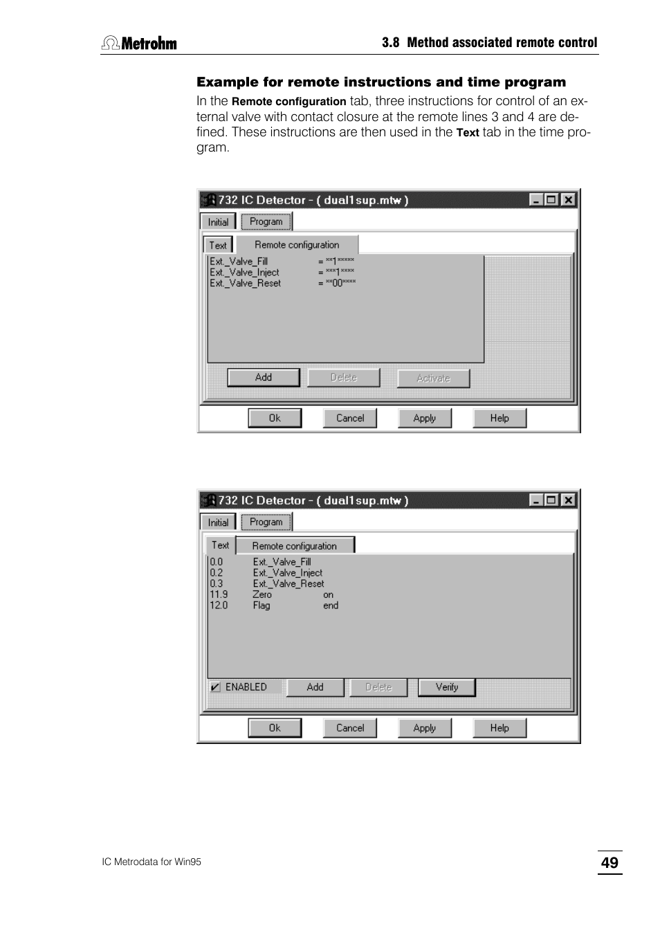 Metrohm 714 IC Metrodata User Manual | Page 55 / 66