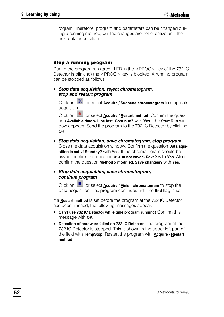 Metrohm 714 IC Metrodata User Manual | Page 58 / 66