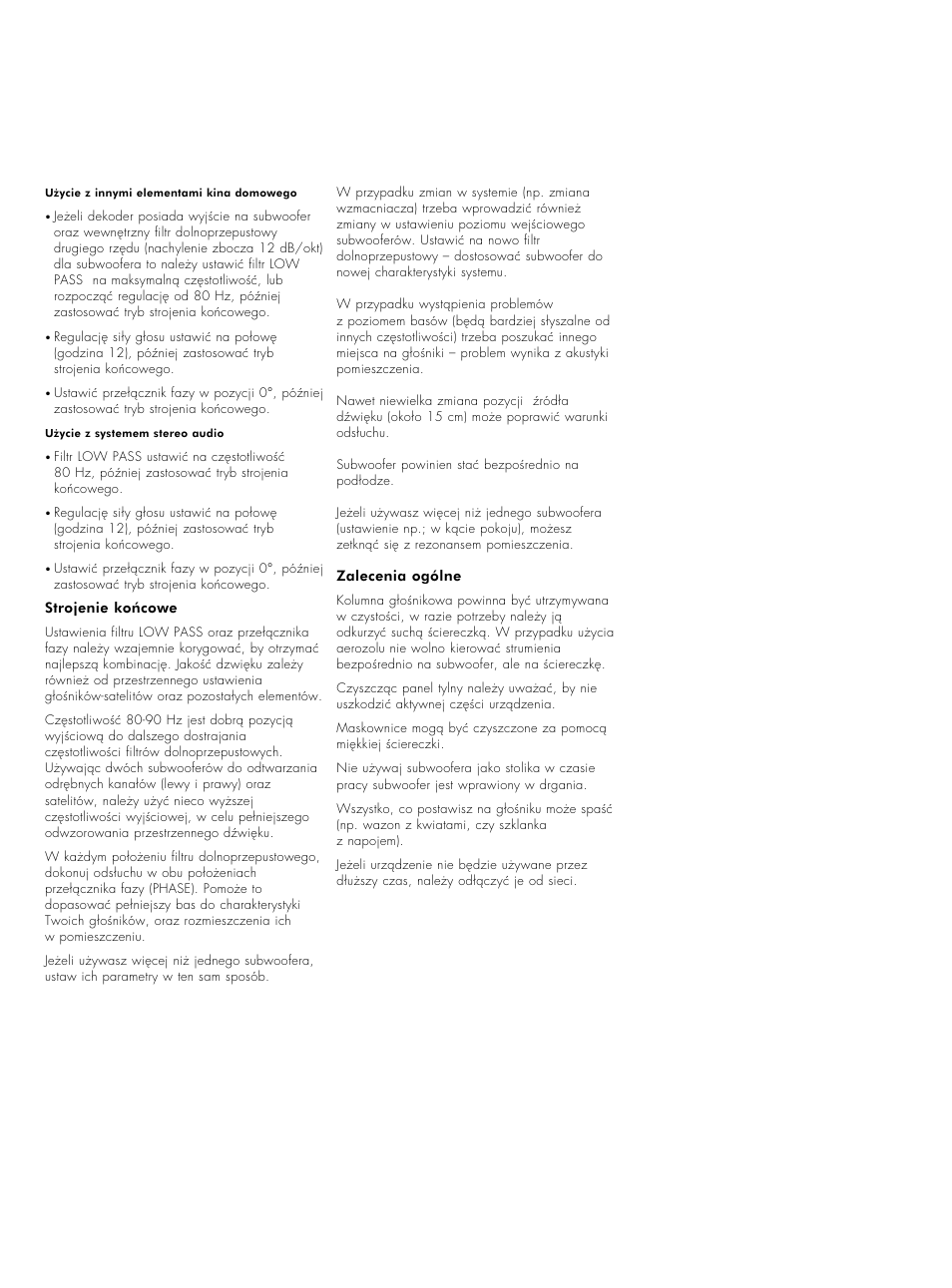 Bowers & Wilkins ASW2000 User Manual | Page 39 / 45