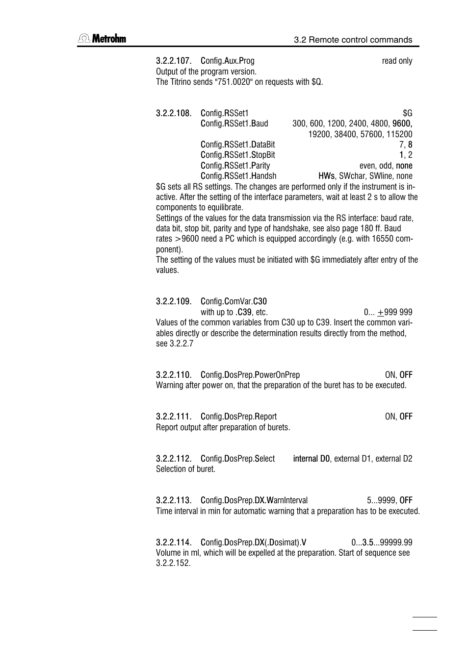 Metrohm 751 GPD Titrino User Manual | Page 166 / 240