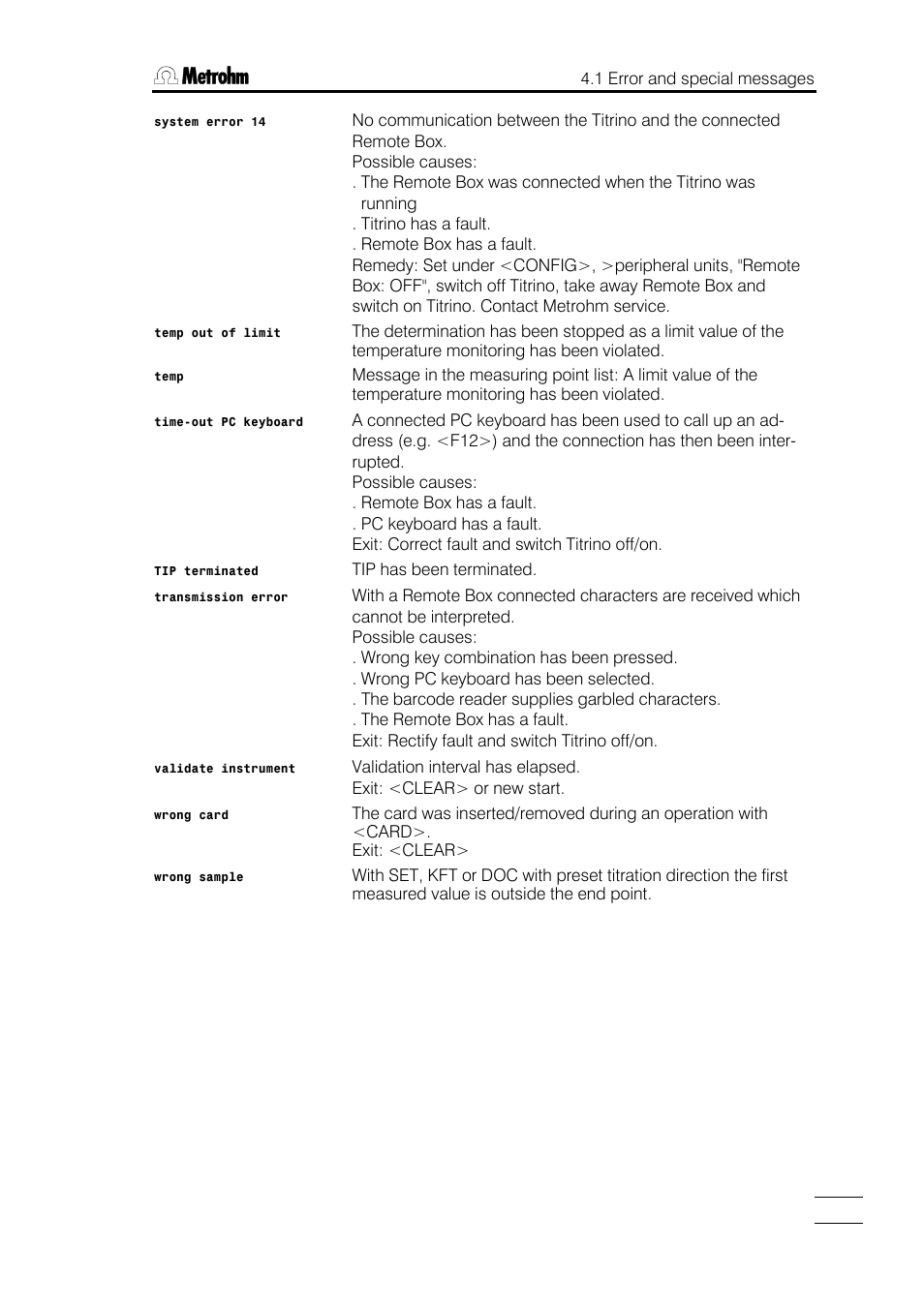 Metrohm 751 GPD Titrino User Manual | Page 194 / 240