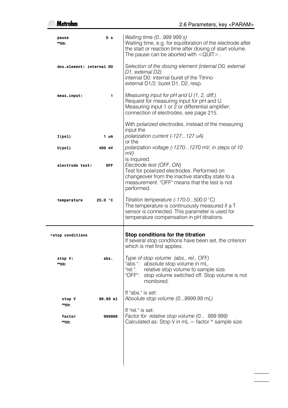 Metrohm 751 GPD Titrino User Manual | Page 20 / 240