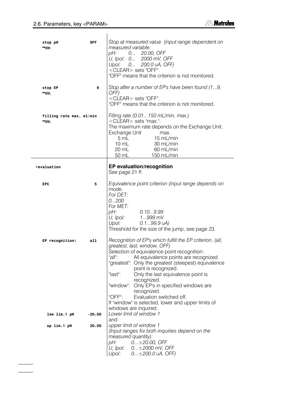 Metrohm 751 GPD Titrino User Manual | Page 21 / 240